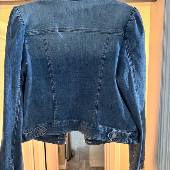 Boston Proper Women's Classic Blue Jean Jacket - Picture 2 of 5